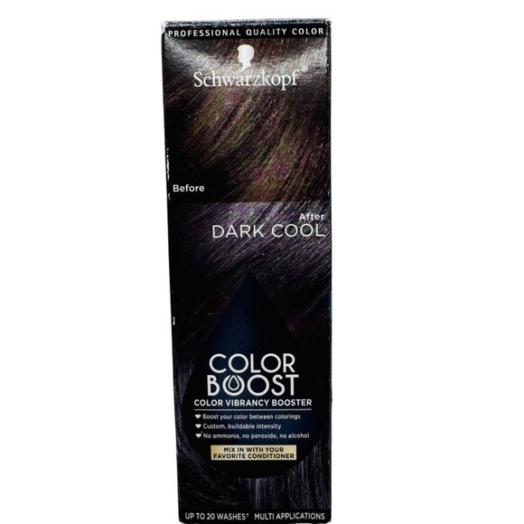 Schwarzkopf Color Boost Vibrancy Booster Dark Cool 1 fl oz - Picture 2 of 6